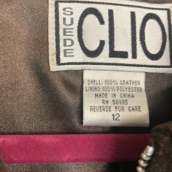 a suede and leather jacket in great condition pictures color hard to capture - Picture 4 of 12